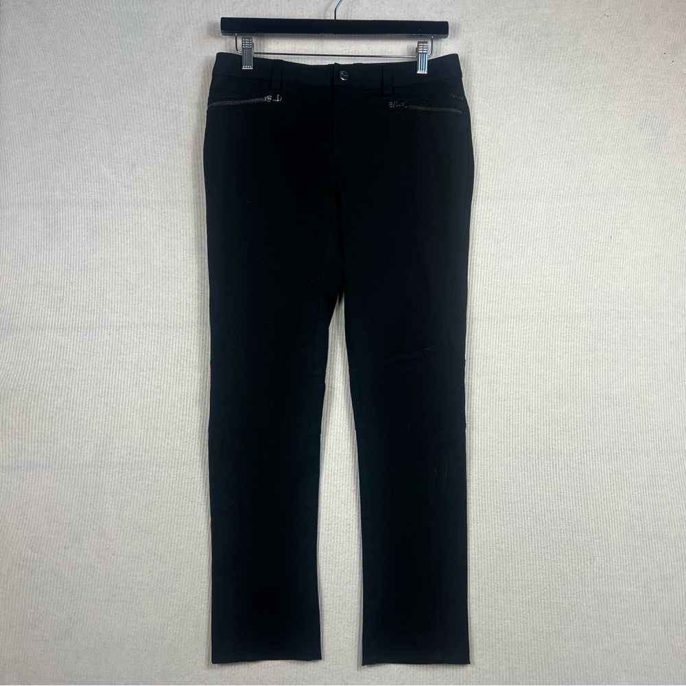 RLX Ralph Lauren Size 2 Black Performance Golf Pants Slim Straight Fit Stretch